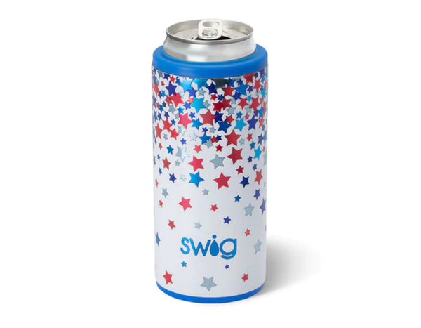 Swig “Star Spangled” 12oz Skinny Can Cooler