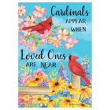 ‘Cardinals Appear’ Decorative Flag