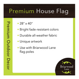 ‘Cardinals and Sunflowers’ Decorative Flag