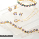 Sorrelli Octavia Scalloped Stud Earrings in Vitrail Light