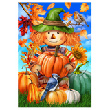 ‘Smiling Scarecrow’ Decorative Flag