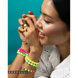 Sorrelli Sienna Tennis Bracelet in Electric Green