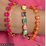 Sorrelli Sienna Tennis Bracelet in Electric Pink