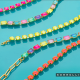 Sorrelli Sienna Tennis Bracelet in Electric Green