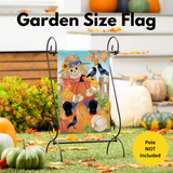 ‘Friends & Scarecrow’ Decorative Flag