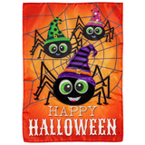 ‘Happy Halloween Spiders’ Decorative Flag