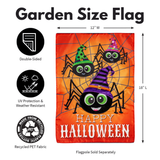 ‘Happy Halloween Spiders’ Decorative Flag