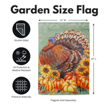 ‘Grateful Gatherings Turkey’ Decorative Flag