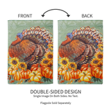 ‘Grateful Gatherings Turkey’ Decorative Flag