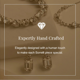 Sorrelli Octavia Single Crystal Pendant Necklace in Electric Hyacinth