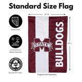 ‘Mississippi State University, Embellished’ Decorative Flag