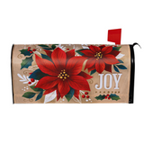 ‘Joy Poinsettia’’ Decorative Mailbox Cover