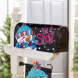 ‘Let It Snow-Man’ Decorative Mailbox Cover