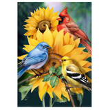 ‘Birds in the Garden’ Decorative Flag