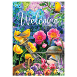 ‘Springtime Garden Welcome’ Decorative Flag