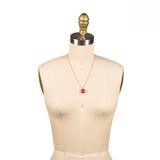 Sorrelli Kelly Pendant Necklace in Red Carpet