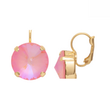 Sorrelli Radiant Round Dangle Earrings in Light Rose Delite