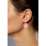 Sorrelli Radiant Round Dangle Earrings in Light Rose Delite