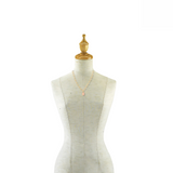 Sorrelli Nia Emerald Pendant Necklace in Peach Delite