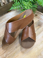 Volatile “Ablette” Criss Cross Wedge In Brown