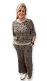 LDC Leopard Patchwork Pant Set