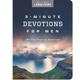3-Minute Devotions For Men Large Print