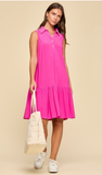 DEAR SCARLETT Coralsands Dress in Runway Pink