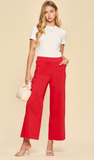Dear Scarlett “Only Pair” Wide Leg Pant, Assorted Colors