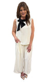 Oddi Sleeveless Top and Wide-Leg Pants Set, Assorted Colors