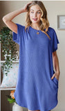 HEIMISH Solid Urban Ribbed Mini Dress, Assorted Colors