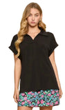 Dear Scarlett Solid Dolman Sleeve Relaxed Top, Assorted Colors