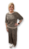 LDC Leopard Patchwork Pant Set