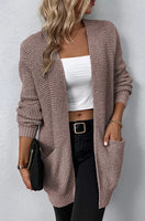 Cable Knit Cardigan, Assorted Colors