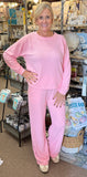 ZENANA Slub Pant Set, Assorted Colors