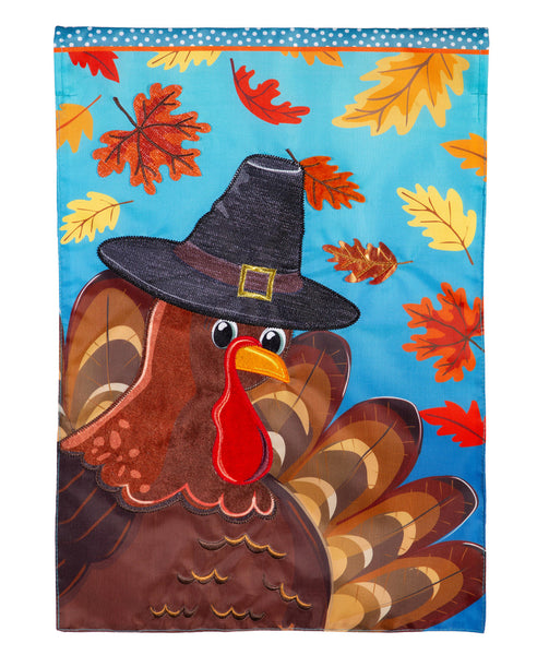 ‘Turkey Time’ Decorative Flag