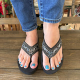 Yellowbox “Saverina” Flip Flops In Black