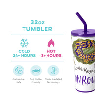 Swig "Saturdays in Baton Rouge" 32oz Straw Tumbler