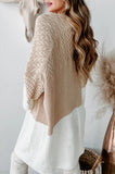 Color Block Bell Sleeve Cardigan
