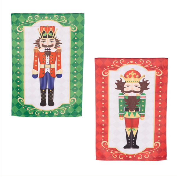 ‘Trio Nutcracker’ Reversible Decorative Flag