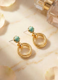 Sorrelli Odessa Dangle Earrings in Turquoise