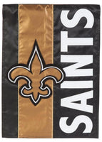 ‘New Orleans Saints, Embellished’ Decorative Flag