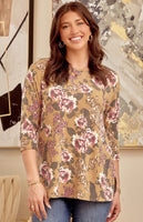 Dear Scarlett Tunic Top in Mustard
