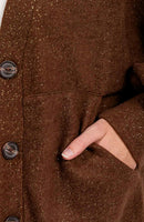 7th RAY Glittered Button Down Cardigan, Assorted Colors