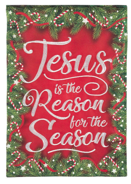 ‘Jesus is the Reason’ Decorative Flag