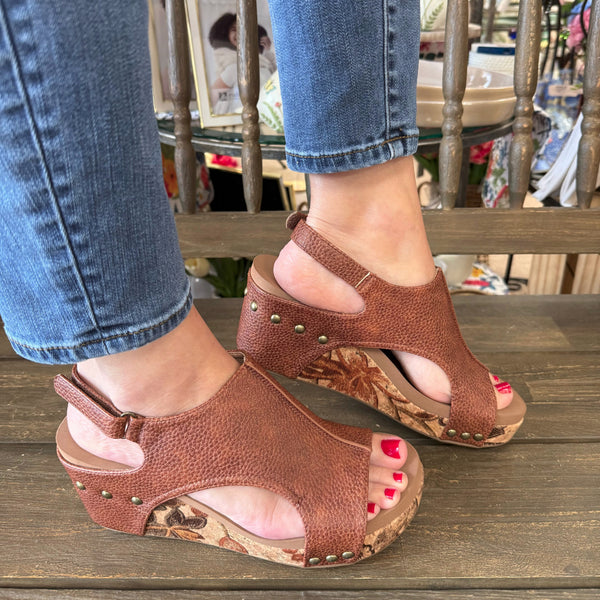 Corkys Boutique “Carley” In Cognac Tumbled