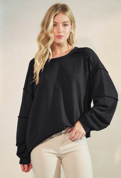 Heimish Long Sleeve Urban Rib Top