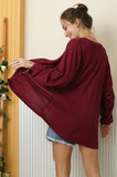 Loose Fit Knit Cardigan, Assorted Colors