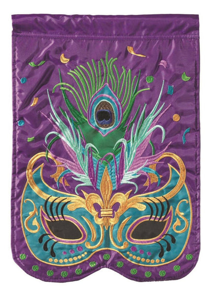 ‘Mardi Gras Mask’ Decorative Flag