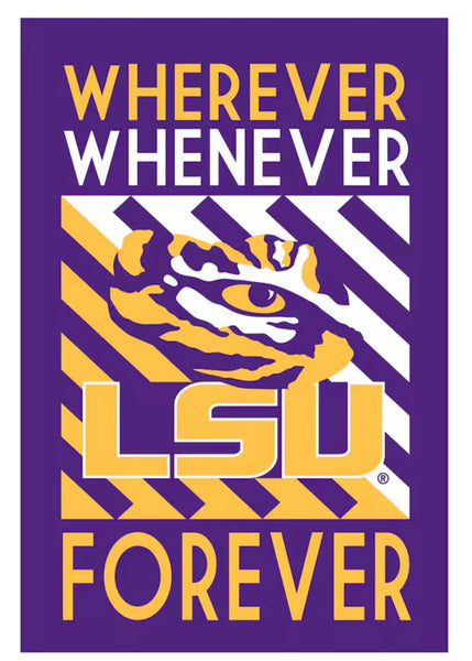 ‘Louisiana State University WWF Fan’ Decorative Flag