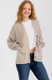 7th RAY Glittered Button Down Cardigan, Assorted Colors
